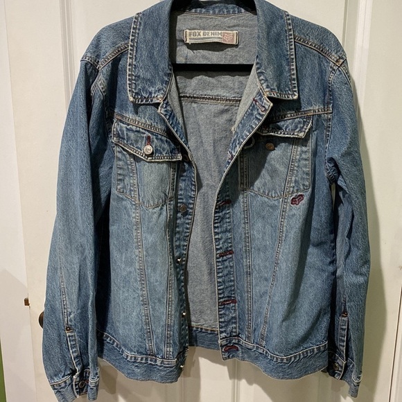 Fox Racing Jean Jacket Vintage EUC - Picture 8 of 14